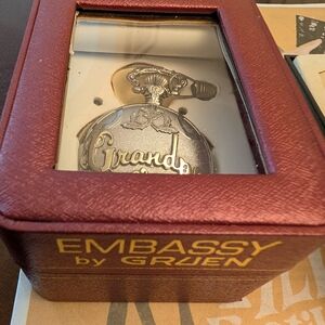 Embassy by Gruen Silver Pocket Watch